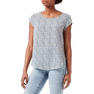 ONLY Onlvic Ss Aop Top Noos Ptm Top voor dames, Cloud Dancer/AOP: Tinny Blossom,36