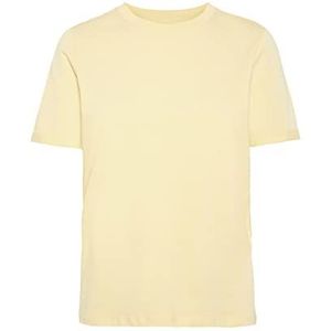 Pieces NOS dames Pcria Ss Fold Up Solid Tee Noos T-shirt, Gelb (Mellow Yellow), M