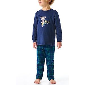 Schiesser jongens pyjama set, donkerblauw, 92 cm