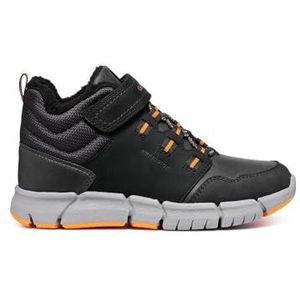 Geox Jongens J Flexyper Boy B ABX enkellaars, Black Navy, 37 EU