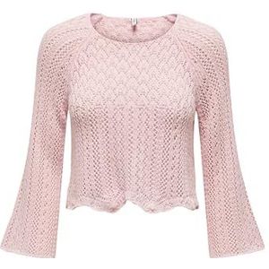 Bestseller A/S Dames ONLNOLA Life 3/4 KNT NOOS trui, Candy Pink, XL, roze (candy pink), XL