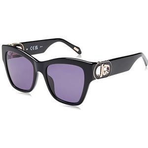 Just Cavalli Sunglasses SJC037 Shiny Black 54/19/140 Damesbril, Zwart, 54/19/140