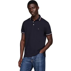 Tommy Hilfiger - TIPPED SLIM FIT POLO - Poloshirt - Desert sky
