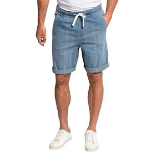 JP 1880 Heren grote maten grote maten Menswear L-8XL Bermuda, jeanslook, 4-pocket, relaxed fit, licht gebleekt 8XL 726842951-8XL, Licht gebleekt, 8XL Grote Maten
