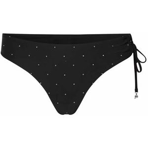Karl Lagerfeld, Ikon Rhinestone Rio Bikinibroekje, zwart, XS, zwart, XS
