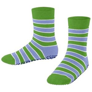 FALKE Uniseks-kind Stopper sokken Simple Stripes K HP Katoen Noppen op de zool 1 Paar, Groen (Vivid Green 7231) nieuw - milieuvriendelijk, 31-34