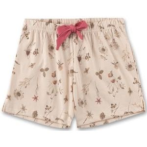 Sanetta Teens meisjespyjamabroek, shorts, 100% biologisch katoen, Roze Whisper, 140 cm