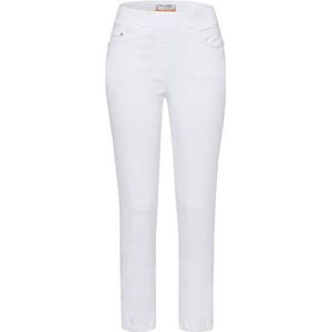 RAPHAELA by BRAX Lavina Super Slim Fit jeans broek voor dames, stretch met elastische tailleband, wit, 38 NL