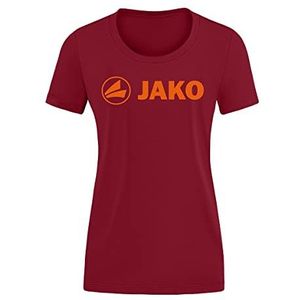 Jako - Promo - T-shirt - Bordeauxrood - Dames