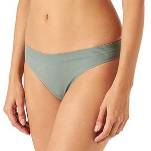 women'secret Naadloze tanga geel dames slipje, kaki (licht kaki), XL