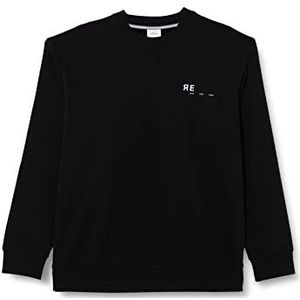 s.Oliver Big Size Heren Sweatshirts Lange mouwen, Zwart, 3XL, zwart, 3XL
