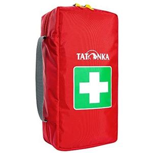 Tatonka First Aid M - EHBO-tas (zonder inhoud) met verdeeld hoofdvak en riemlus - om zelf te vullen - afmetingen: 26 x 13,5 x 8 cm (rood)