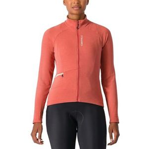 Castelli 4522539-654 Unltd Trail W Jrs lange top dames mineraal rood/klei maat L