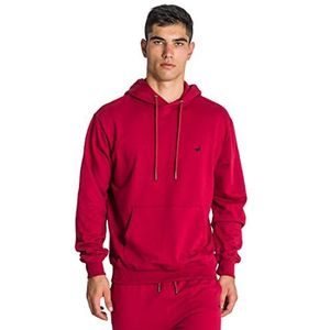 Gianni Kavanagh Burgundy Essential Scorpio hoodie heren sweatshirt, Bourgondië, S
