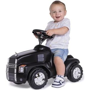 Rolly Toys RollyMinitruck Mack 161003 Babyglijbaan voor kinderen van 1,5 tot 4 jaar, ergonomische voertuigcontour, motorkap met opbergvak, 16 100 3