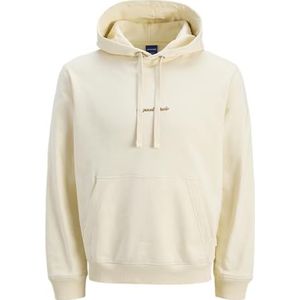 JACK & JONES Jornorrebro Emb Sweat Hood Noos, antiek wit., XL