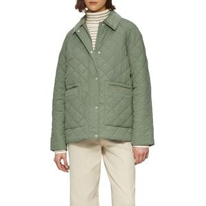 s.Oliver - Outdoor-Jack - Gewatteerd - Licht - Met Corduroy Details