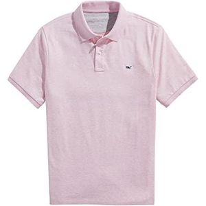 Vineyard Vines Edgartown Pique poloshirt voor heren, Roze wolk, S