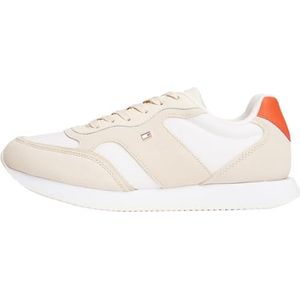 Tommy Hilfiger - TH EASY RUNNER - Sneakers - Beige/oranje