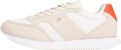 Tommy Hilfiger - TH EASY RUNNER - Sneakers - Beige/oranje