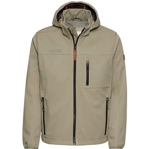 Camel Active - Softshell Jas - Groen - Polyester - Ademend en Waterbestendig