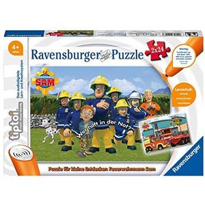 Ravensburger Tiptoi Puzzle Brandweerman Sam, Spel voor Kinderen, Duitse Taal, Meerkleurig