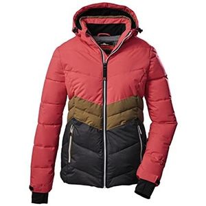 killtec dames Winterjas/jas in donslook met afritsbare capuchon en sneeuwvanger KSW 1 WMN SKI QLTD JCKT, anthracite melange, 36, 38599-000