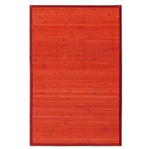 Lolahome tapijtloper, bamboe, rood, 90 x 60 cm