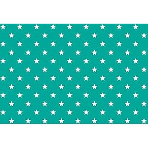 d-c-fix Liberty Plakfolie, decoratief, turquoise, zelfklevende folie, waterdicht, realistische decoratie voor meubels, tafel, kast, deur, keukenfronten, meubelfolie, decoratiefolie, behang, 45 cm x 2