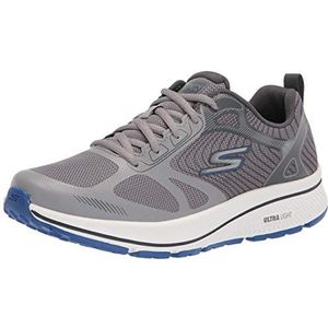 Skechers Go Run Consistent - performance hardloop- en wandelschoen heren Tennis, Grijs Grijs Blauw, 44 EU