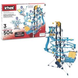K'Nex Marble Run - 3 modelbouwset (gemotoriseerd), 350+ stuks, STEM educatief speelgoed voor kinderen, jongens en meisjes vanaf 3 jaar, bouwspeelgoed voor kinderen voor jonge kinderen.