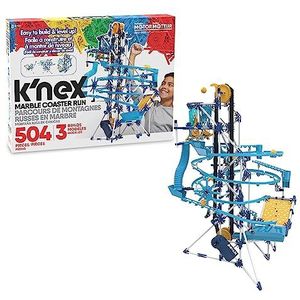 K'Nex Marble Run - 3 modelbouwset (gemotoriseerd), 350+ stuks, STEM educatief speelgoed voor kinderen, jongens en meisjes vanaf 3 jaar, bouwspeelgoed voor kinderen voor jonge kinderen.