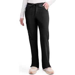 Dickies Dames Mid Rise Trekkoord Cargo Scrub Pant Medisch, Zwart, XS/Klein