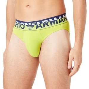 Emporio Armani Heren Megalogo Boxer Briefs, lime, S