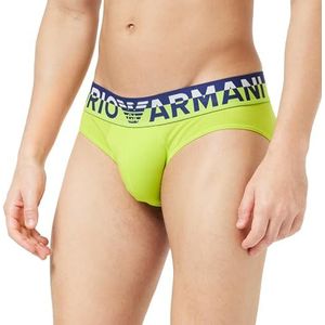 Emporio Armani Heren Megalogo Boxer Briefs, lime, S