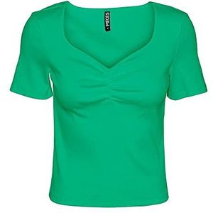 PIECES Dames Pctania Ss Top Noos Bc T-shirt, Absinthe Green, S