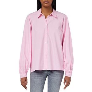 Tommy Hilfiger Dames ORG CO Solid Raglan Shirt LS Casual, Classic Roze, 38