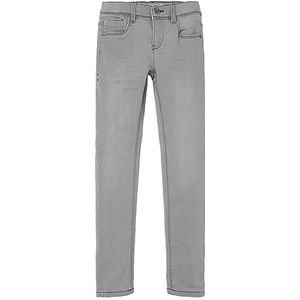 Name It Nkfpolly Dnmtasi Pant Noos Jeans voor meisjes en meisjes, grijs (medium grey denim), 146