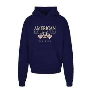 AMERICAN COLLEGE USA Unisex kindershirt sweater À Capuche Enfants Garçon Fille sweatshirt, blauw, 10 Jaar