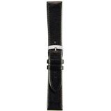 Morellato Lederen armband voor unisex horloge AGILA zwart 18 mm A01X3425695019CR20, Met bandjes