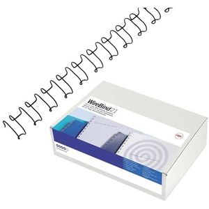 GBC 445494 MultiBind draadrug, 6 mm, zilver, 100 stuks,