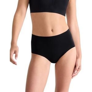 SLOGGI - Zero Feel 2.0 - Set van 2 Hoge Slips - Zwart en Huidskleur - 76% Polyamide, 24% Elasthan