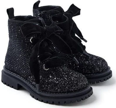 Gioseppo - Finchley - Enkellaarsjes - Glitter - Met Strasssteentjes