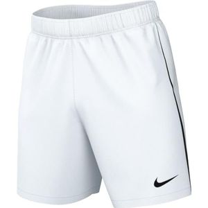 Nike Heren Shorts M Nk Df Lge Knit Iii Short K, Wit/Zwart/Zwart, DR0960-100, L