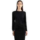 Pullover - Jacquard - Zwart - Zachte Stof