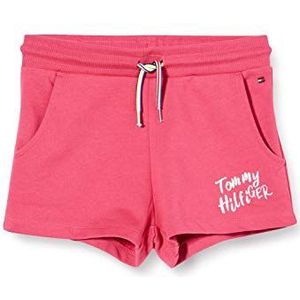 Tommy Hilfiger On Graphic Short voor meisjes, Rood (Blush Red Xif)., 80 cm