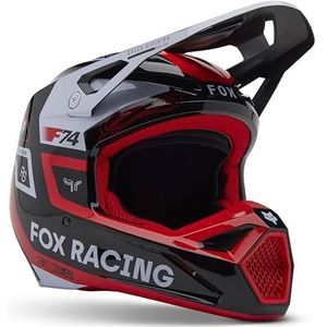 FOX Racing Unisex Youth Fox Junior V1 Race SPEC Helmet Fluorescent Red YM