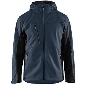 Blaklader 475325168699XL Softshell jas, donker marineblauw/zwart, maat XL