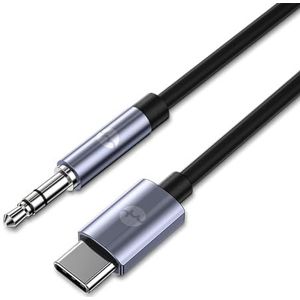 BIGBIG WON USB C jack AUX-kabel, 1 m, USB C naar jack 3,5 mm kabel voor iPhone 15/15 Pro, Huawei P40 Pro/P30 Pro/P20/Mate 30, Samsung Galaxy S23/S22/S21/Note10, Xiaomi, hoofdtelefoon, Home/Car Stereos