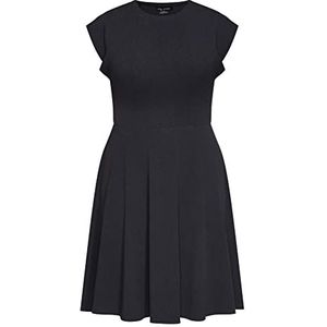 City Chic Women's Apparel Dames City Chic Plus Size Skylar Jurk, Donkerblauw, 54 NL